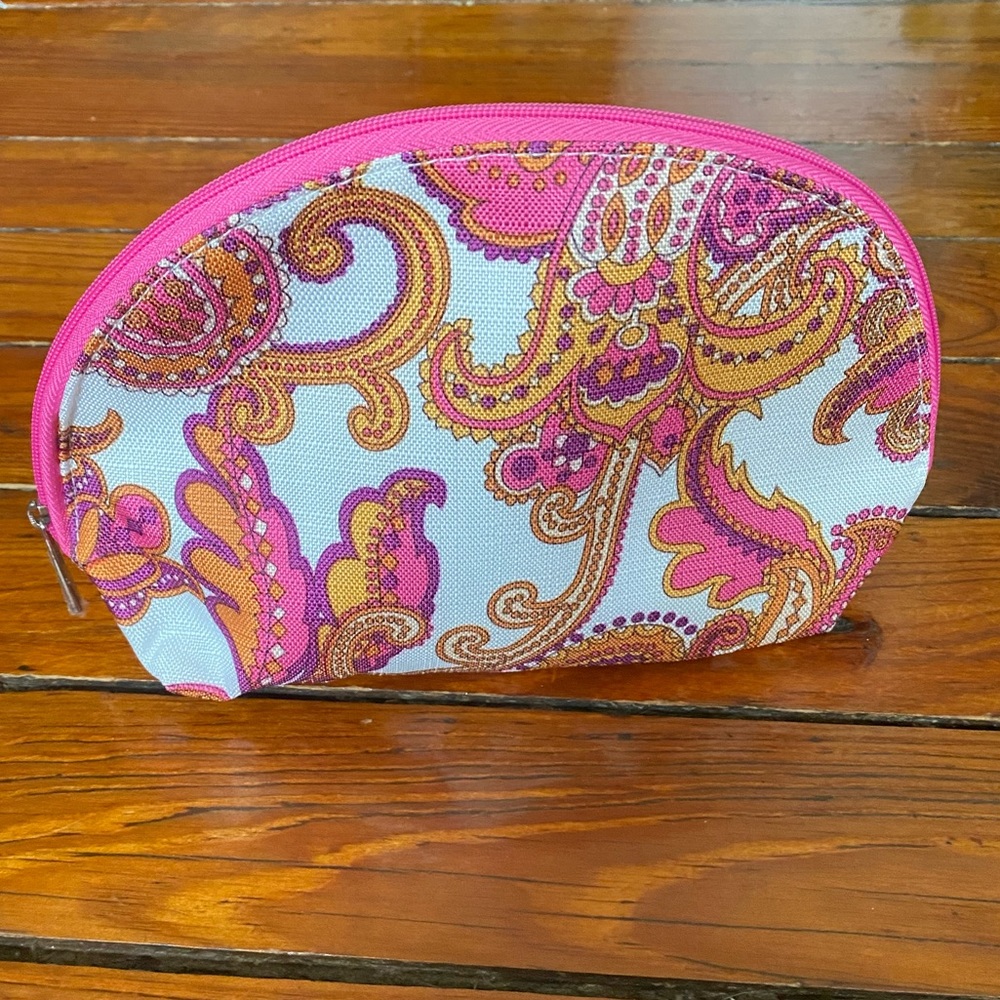 🧩 3/$20 Clinique Cosmetic Bag Paisley NWT